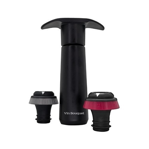 BOMBA VACIO VIN BOUQUET FIC 966 NEGRO + 2 TAPONES